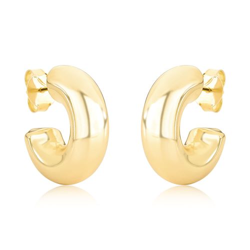 Argola semijoia lisa